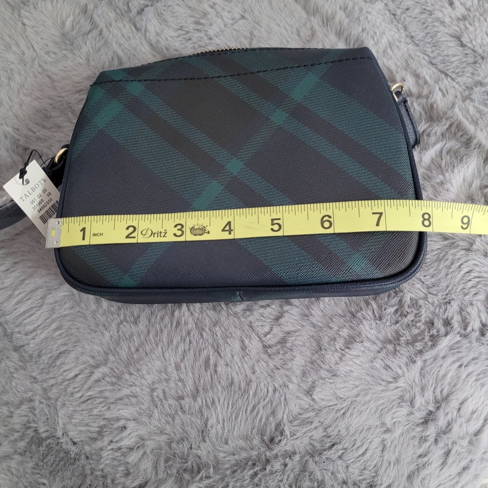 Talbots black watch plaid wristlet - Picture 6 of 8